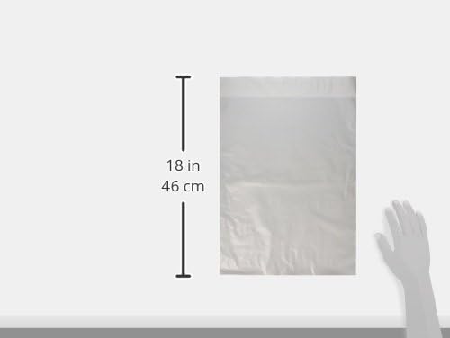 iMBAPrice 50 - 12 x 15.5 Premium Matte Finish Self-Sealing Non-Padded White Poly Mailers/Mailing Envelopes/Bags (iMBA-5PM-50)