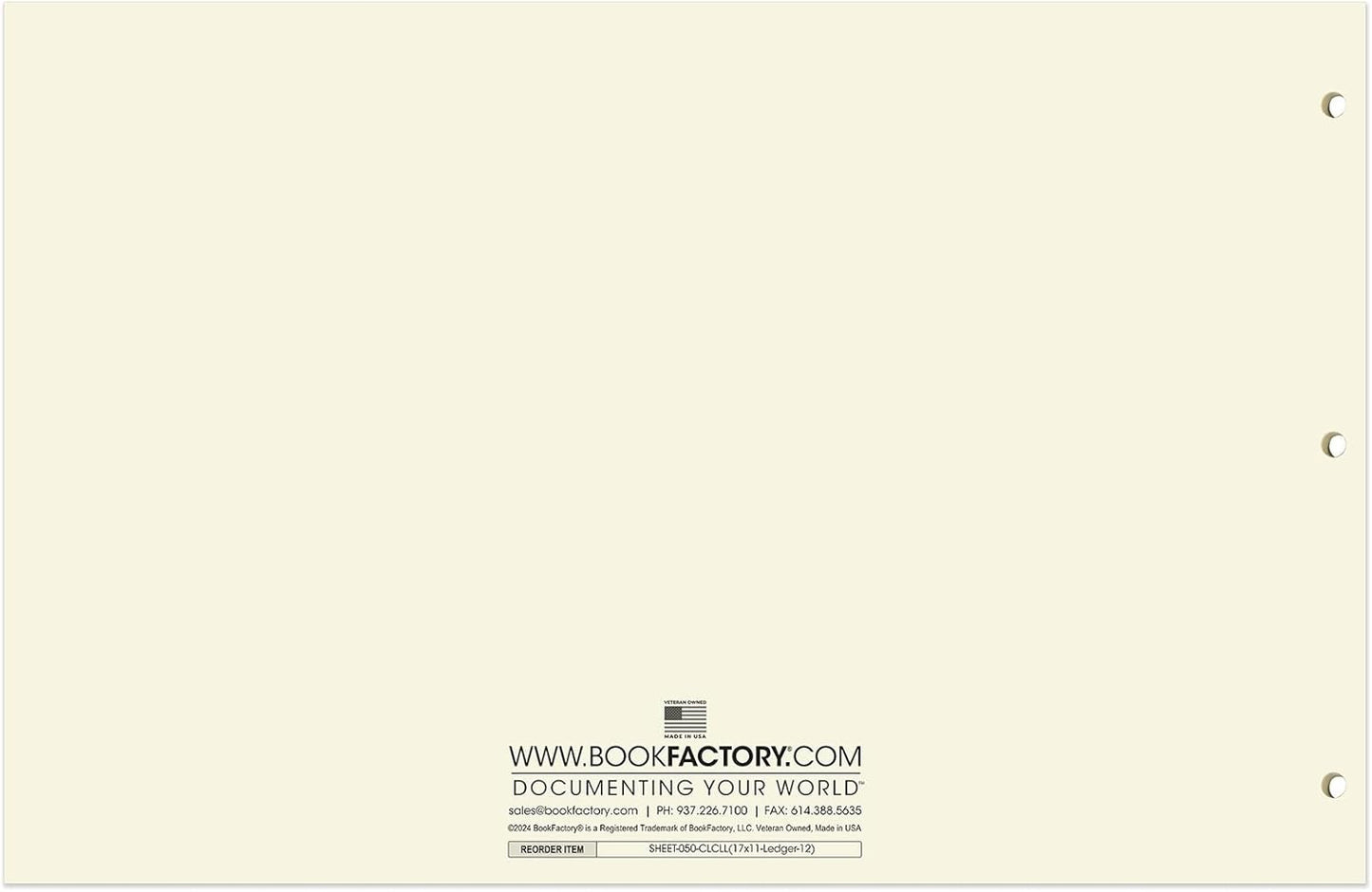 BookFactory Ledger Sheets/Large 12 Column Accounting Ledger Columnar (Twelve Columns) Loose Leaf Paper - 17'' x 11'', 50 Pages, Loose Leaf, 3 Hole Punched (SHEET-050-CLCLL(17x11-Ledger-12)-AX)