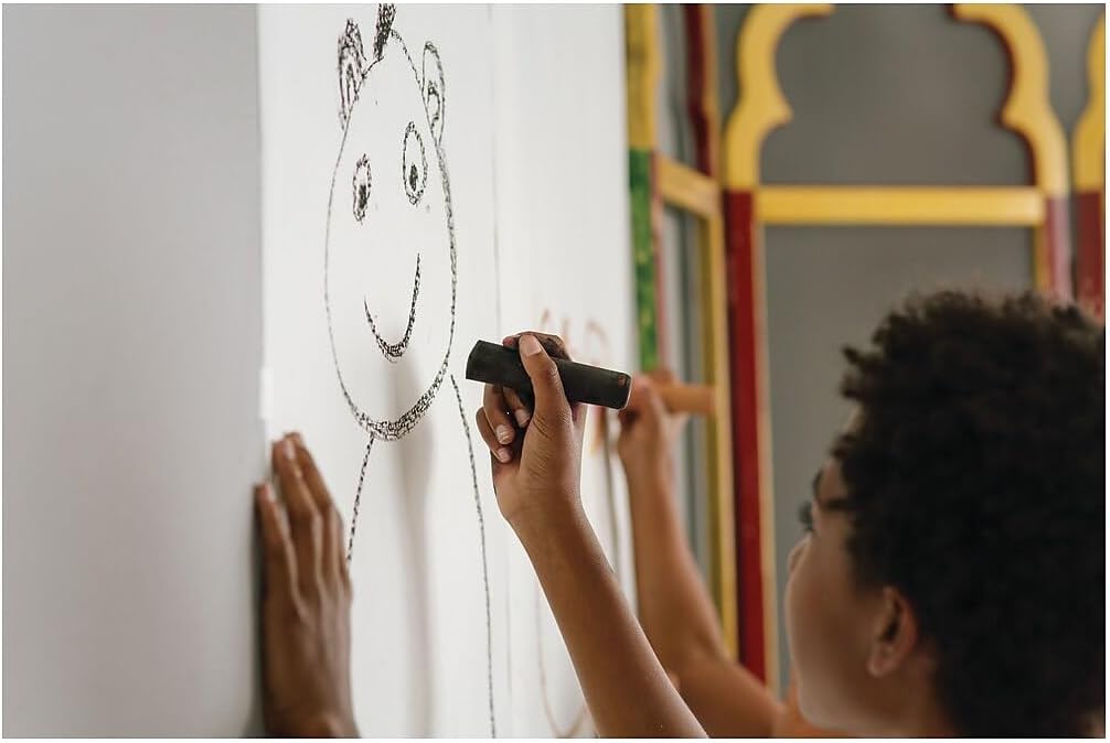 PRANG Freart Colored Paper Chalk, Large, Round Tapered Sticks, 1 x 4 Inches, 12 Sticks per Box, 12 Assorted Colors (15360)