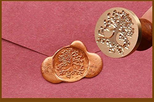 Customizable Custom Love Heart Wax Seal Stamp Personalized Two Letters Initials Monogram Picture Logo Sealing Wax Seal Stamp Wedding Invitation Christmas Card Gift Wrapping Wax Seal Stamp Set