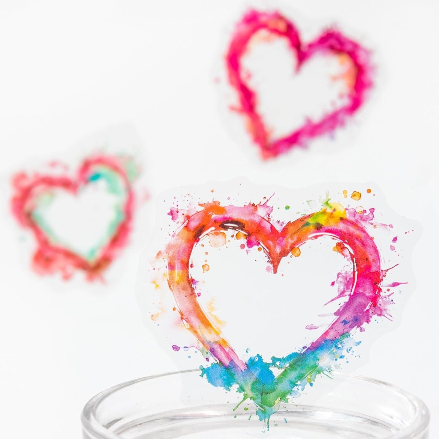 120 Pieces Creative Colors Frame PET Scrapbook Stickers, 6 Pack Aesthetic Background Window Frames Decorative Stickers for Journals, Crafting, Art Projects, Phone Case, Journal Album Decoration