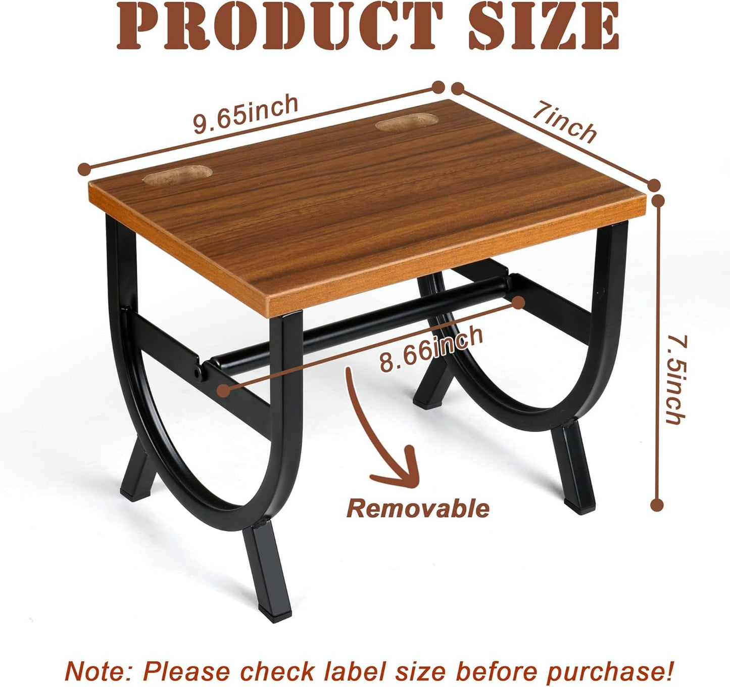 Label Holder for Rolls and Fan-Fold Labels, Thermal Label Holder, Shipping Label Roll Holder for Desktop Thermal Printer, Label Printer Accessory Supplies for Office, Small Business, Home