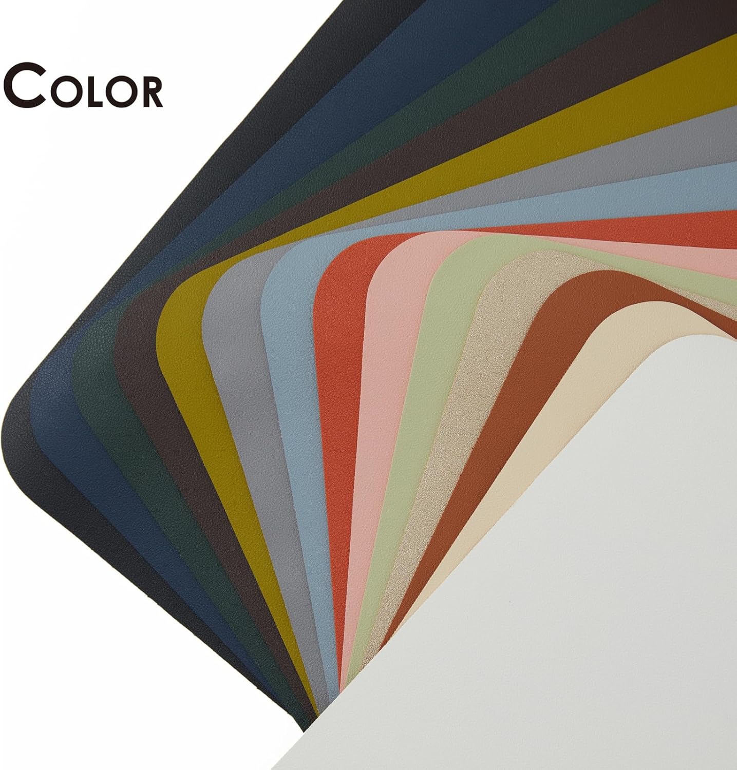 Large Desk Mat - 47.2"x 17" Non-Slip PU Desk Pad for Office and Home - Ideal for Large Mouse Pad and Desk Mats on Top of Desks(White)