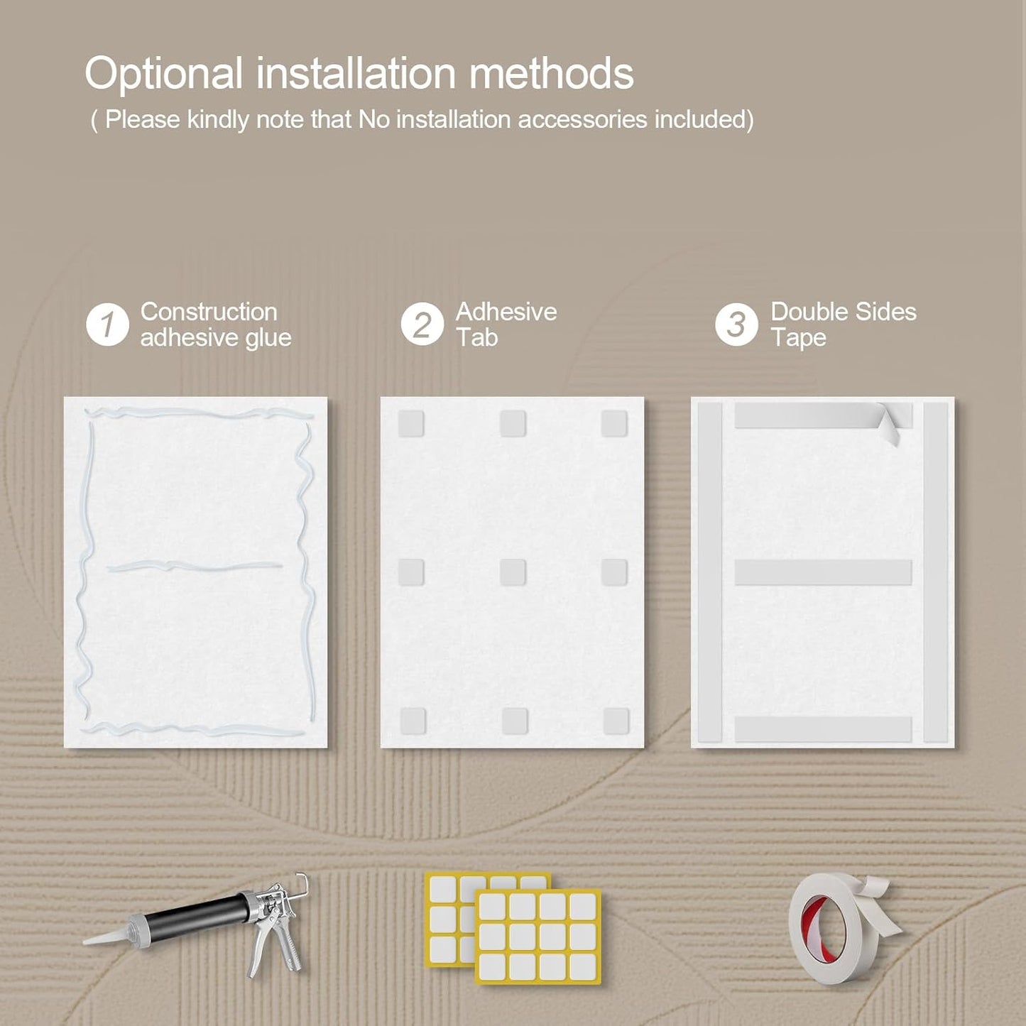 UMIACOUSTICS 8 Pcs 0.7Inch Thick Art Acoustic Panels, Total 47.2” x 31.5” Decorative Acoustical Wall Panels, Sound Absorbing Art Panels for Home, Office, Hotel, Rugged-Moonstone