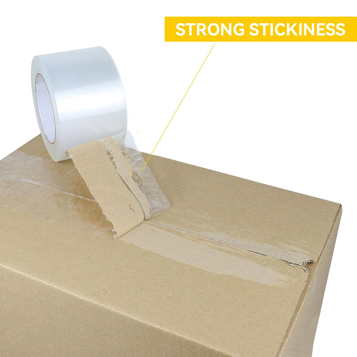 Clear Packing Tape 36 Rolls, Total 3960 yd., Heavy Duty Shipping Tape, Each 2 inch x 110 Yards x 2 mil Thick for Shipping, Packaging, Sealing and Moving