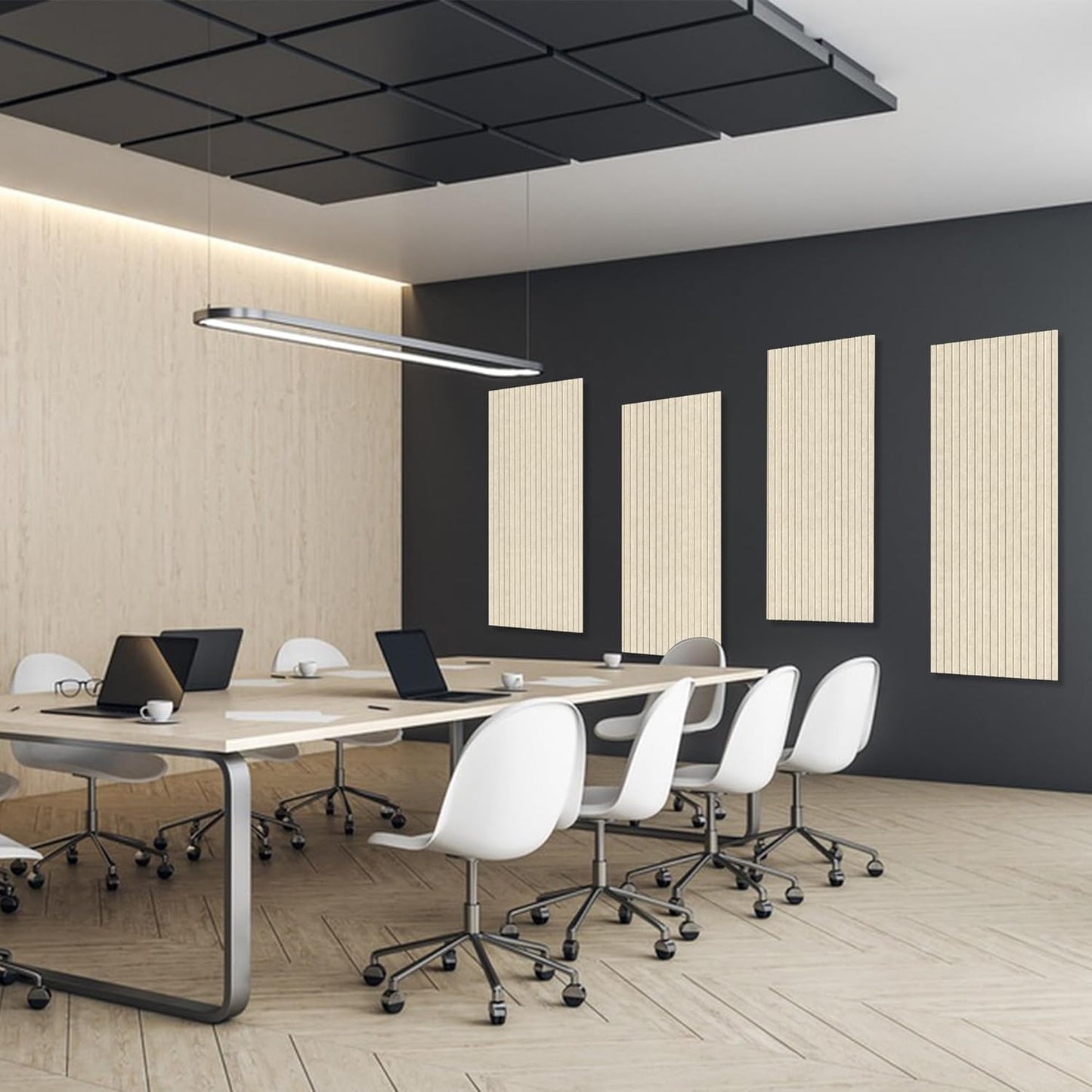 Acoustic Panels,10 Pack Sound Panels Noise Reducing for Walls,48"x24"x0.4" Soundproof Wall Panels,High-Density Acoustic Wall Panels,Decorative Wall Sound Absorbing Panel,Camel