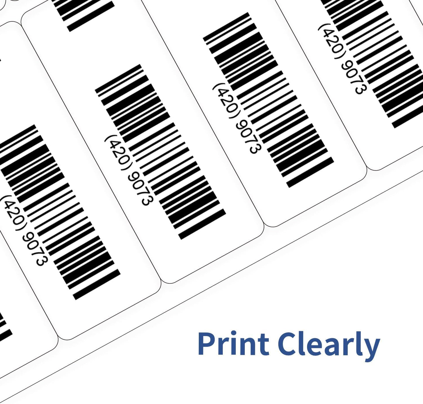 8.5"×11" Address Labels 600 Labels Sticker Paper for Laser/Inkjet Printer, 1" x 2-5/8" mailing Label- White
