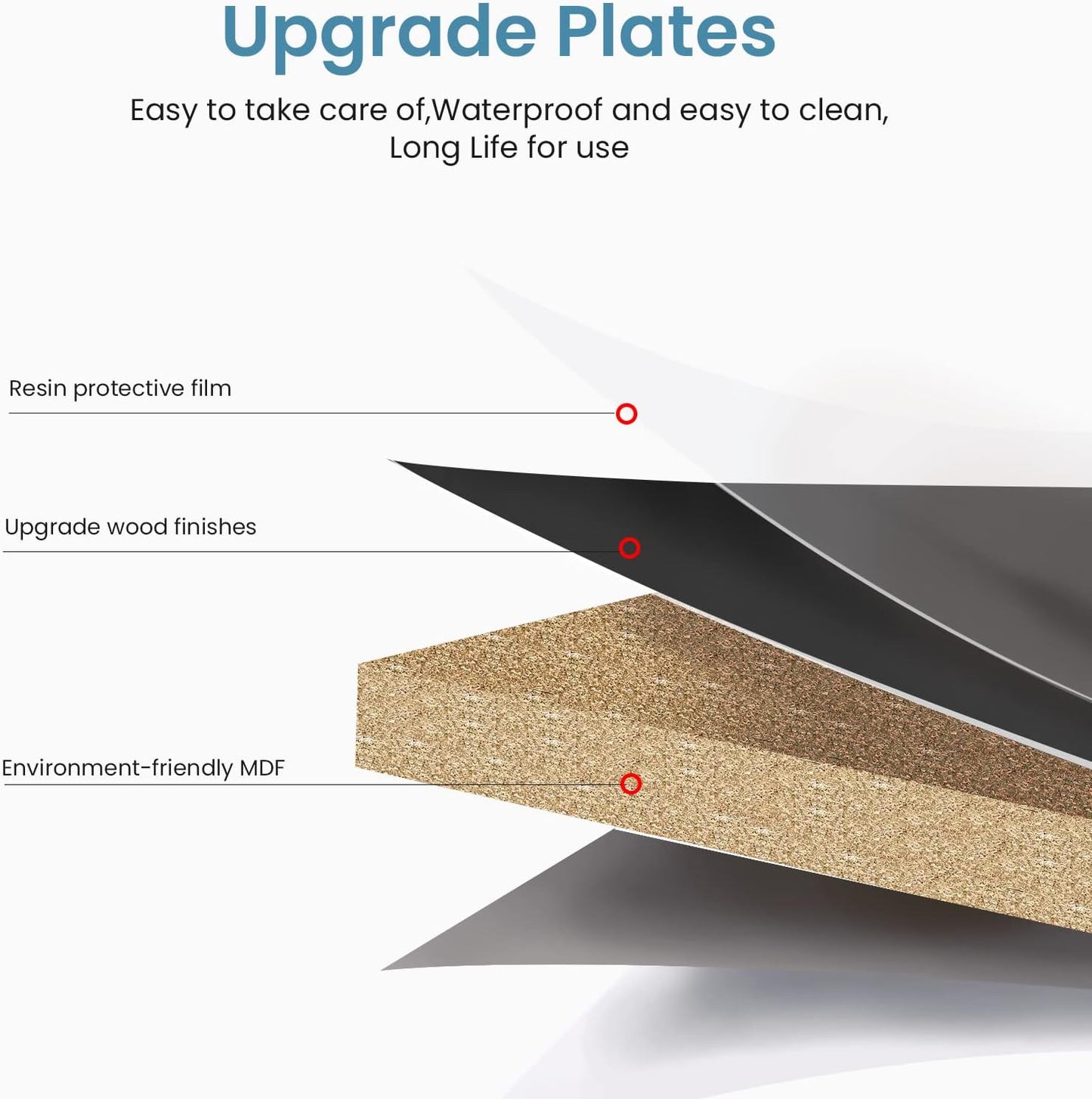 Farini Mobile File Cabinet for Home Office, 3 Drawer Chest Wood, Drawers Unit for Under Desk, Storage Drawers Cabinet Black