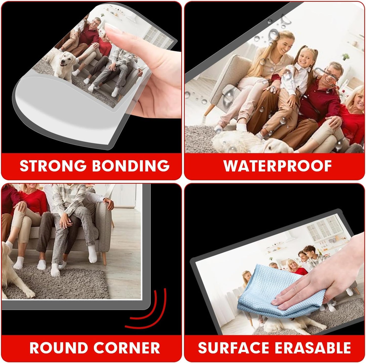 Laminating Sheets, 500 Pack Clear Thermal Laminating Plastic Paper Laminator Sheets, 9 x 11.5-Inch, 3mil, Ideal Office or School Supplies