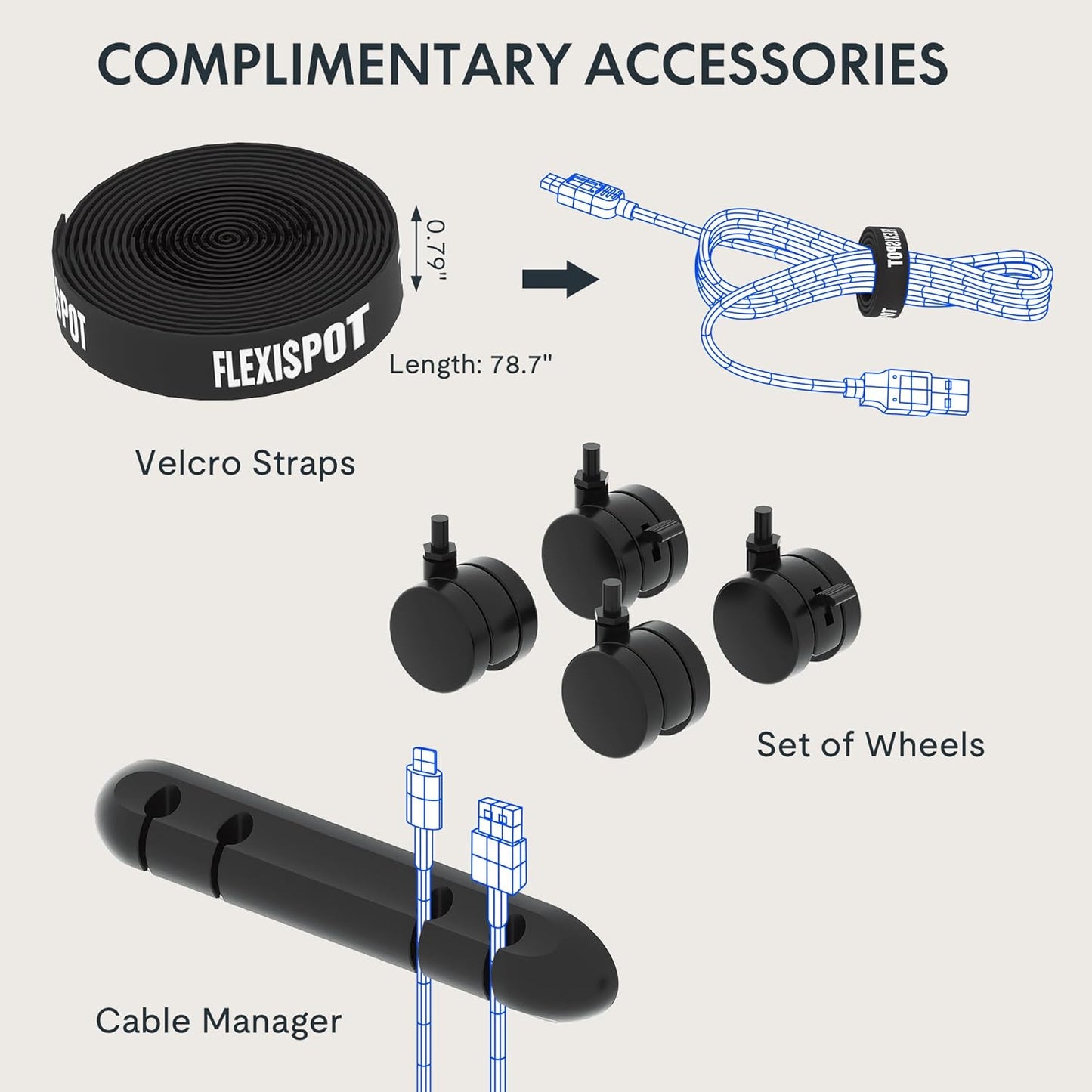 FLEXISPOT E6 MAX Bamboo Dual Motor 3 Stages Standing Desk 72x30 Inch Whole-Piece Board Electric Height Adjustable Stand Up Desk 150KG Load Capacity(Black Frame + Bamboo Desktop)