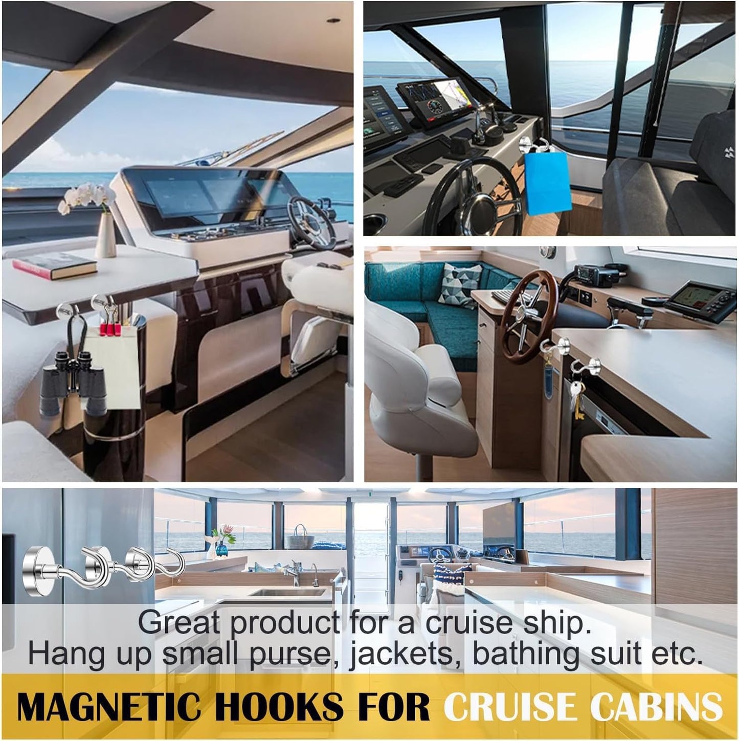 DIYMAG Strong Neodymium Magnetic Hooks, 150 Lbs Heavy Duty Rare Earth Magnets with Hook, Strong Corrosion Protection Facilitate Hook 12 Packs