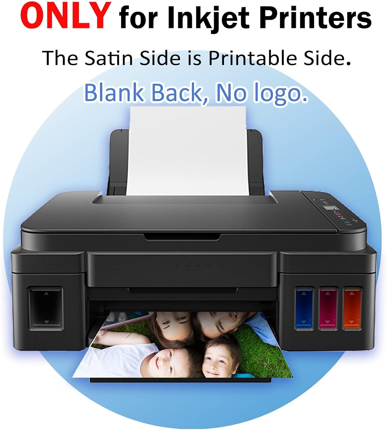 Koala Ultra Premium Photo Paper 4X6 In Satin Photo Printer Paper for Inkjet Printer Water-Resistant Semi Gloss 50 Sheets 72lb