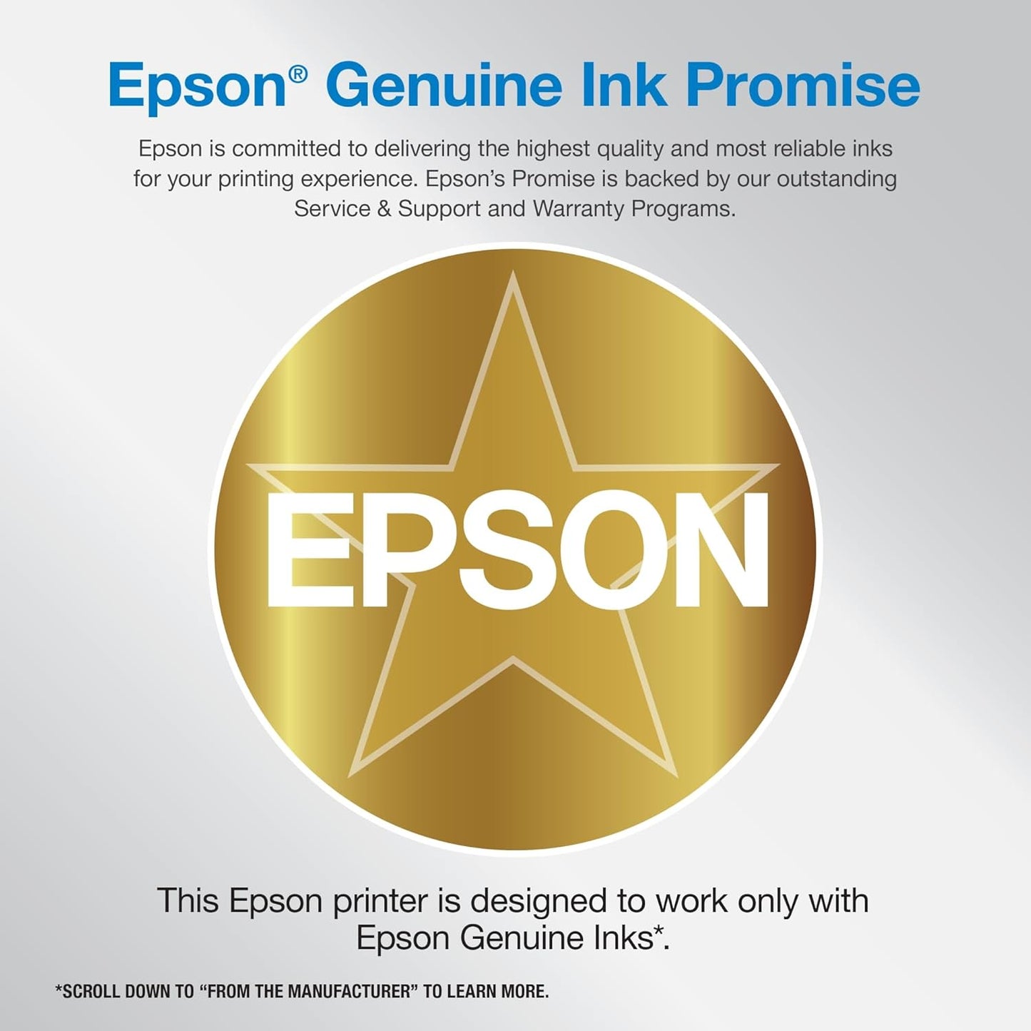 Epson EcoTank ET-2800 Wireless Color All-in-One Cartridge-Free Supertank Printer & Workforce Pro WF-4830 Wireless All-in-One Printer with Auto 2-Sided Print