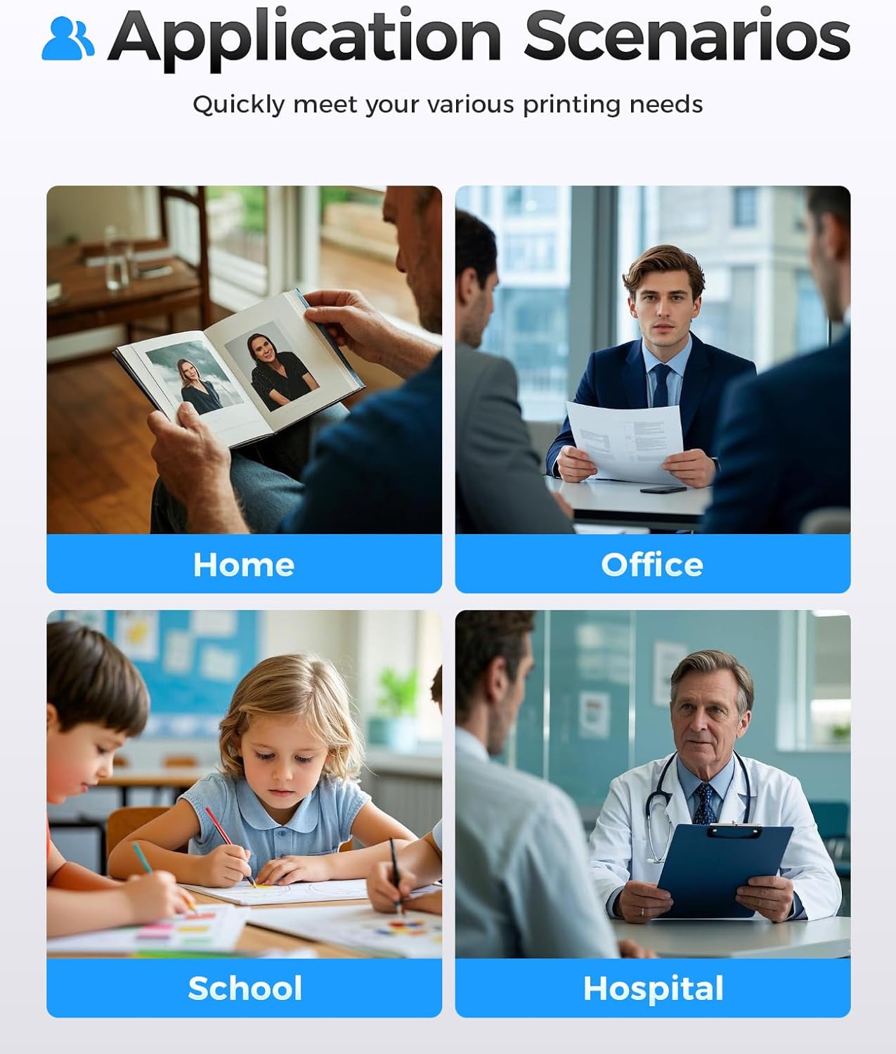 213A Toner Cartridge 4 Pack with Chip Compatible for HP 213A 213X W2130X W2130A Replacement for HP Color Laserjet Enterprise 5700dn MFP 5800dn 6700 6701dn MFP 6800 6801dn Printer Ink Copier Scanner