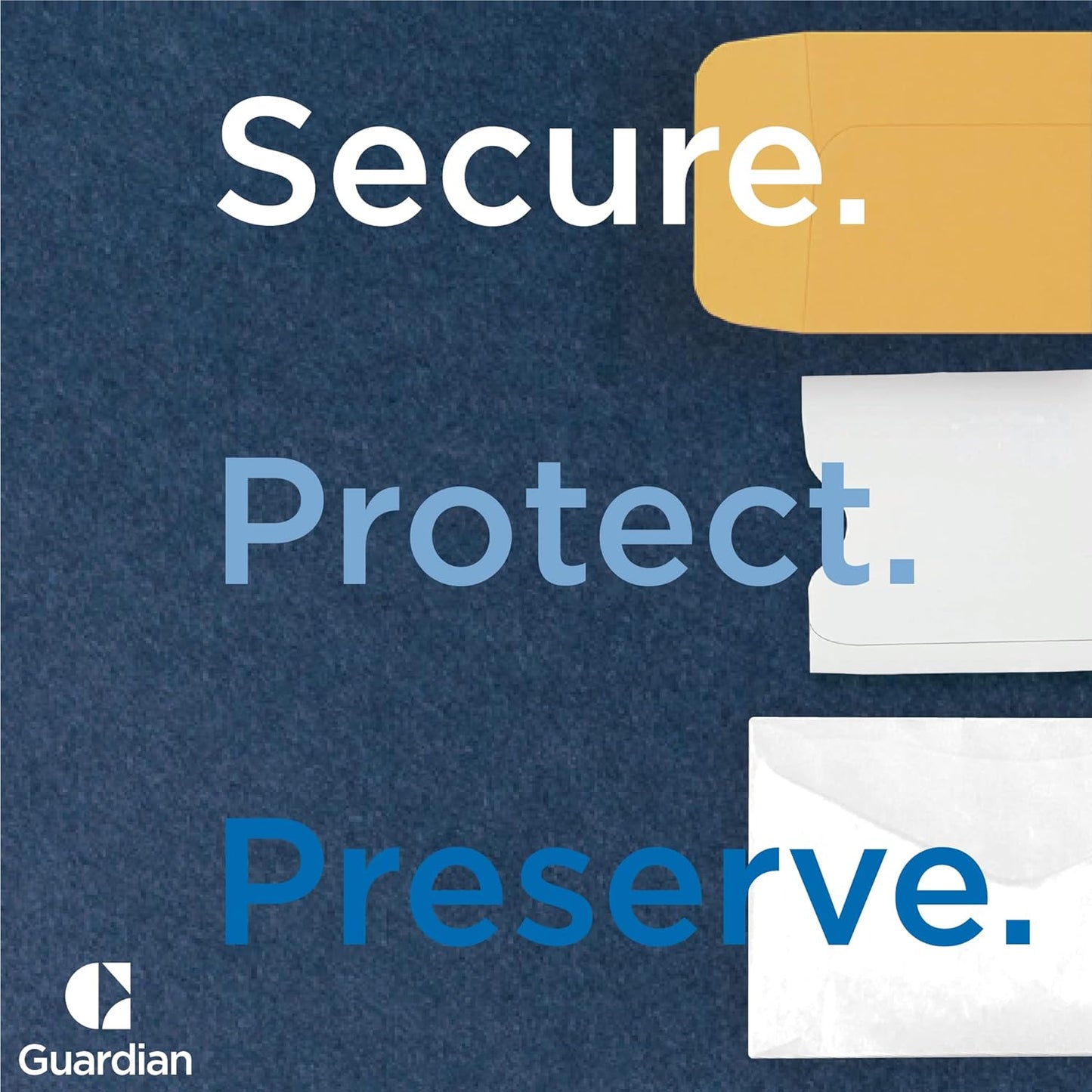 Guardian #3 Paper Coin Envelopes 1000 Pack, Blank Small Envelopes for Coins, Receipts, Stamps, Small Parts Storage, & More – 2-1/2” x 4-1/4” Cash Envelopes – Gummed Flap Gift Card Holder Envelopes