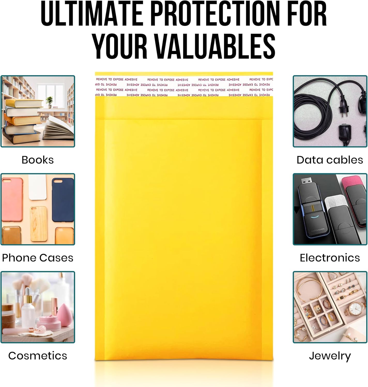 Levex - #2 8.5" x 12 [100 Pack) Kraft Bubble Mailers, Padded Envelope Mailers, Packing Envelope & Mailing Bags for Shipping