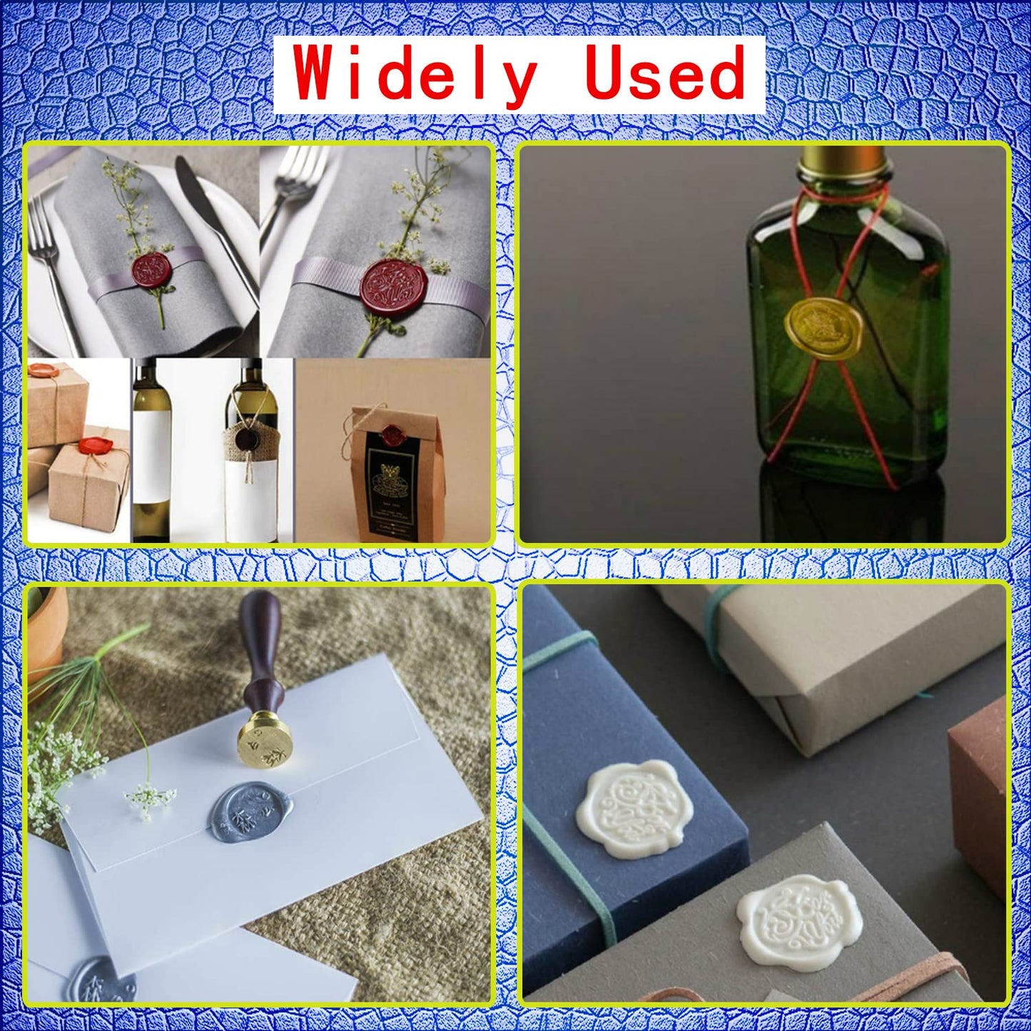 Wax Seal Stamp, ANBOSE Animal Sealing Wax Stamp with Removable Brass Head Wooden Handle, Butterfly Change Wax Sealing Stamp for Envelope Sealing Wax