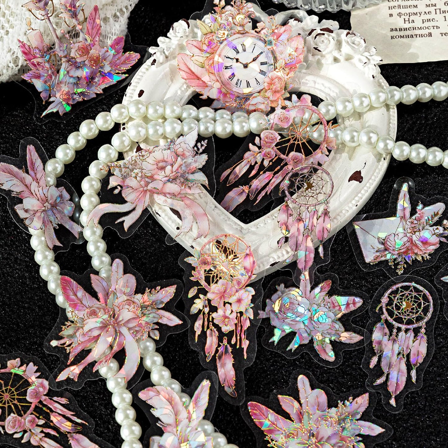 Alideco 120pcs Scrapbook Stickers Jellyfish Flowers Scrapbooking Junk Journal Crafts Embelishment Decoration Diary Stickers (wujieyumao)