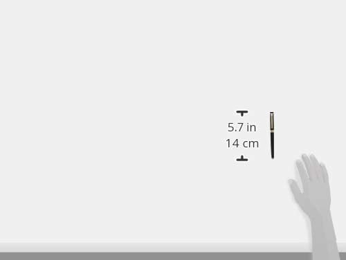 Dryden Designs Fountain Pen Medium Nib Gift Pouch - with 24 Ink Cartridges - MCM (Intense Black)