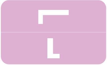Doctor Stuff - File Folder Labels, Alphabet Letter L, Compatible with Smead Alpha Z Acc/ACCS - SMSM Series Alpha Stickers Lavender, 1-5/8" x 1”, 250/Roll