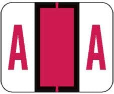 Doctor Stuff - File Labels for File Folders, Alphabet Letter A Stickers, Compatible with Smead BCCR/BCCS - TPAM Series Alpha Stickers Red, 1" x 1-1/4", 120 Labels per Package