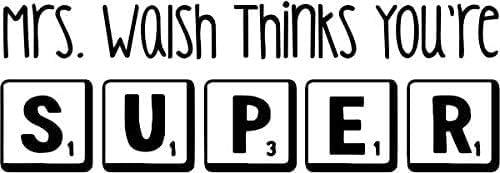 Custom Self-Inking Stamps | 49 Designs | Fun Phrases | Grading Made Easy | Classroom & Library Book Stamps (Super Tiles, Xtra Wide)