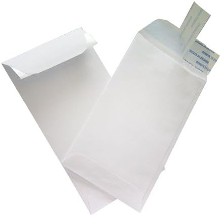 NextDay Labels #7 Coin Envelopes - 50-Pack White Peel & Seal Money Envelopes for Cash, Coins, Jewelry, or Small Parts - Durable White Paper Cash for Home, Office, or Business Use - Made in USA