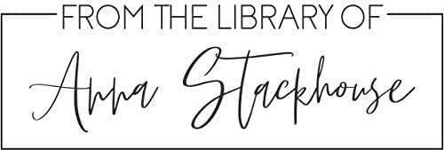 Custom Self-Inking Stamps | 49 Designs | Fun Phrases | Grading Made Easy | Classroom, Library Book Stamps (from The Library of Fancy, Large)