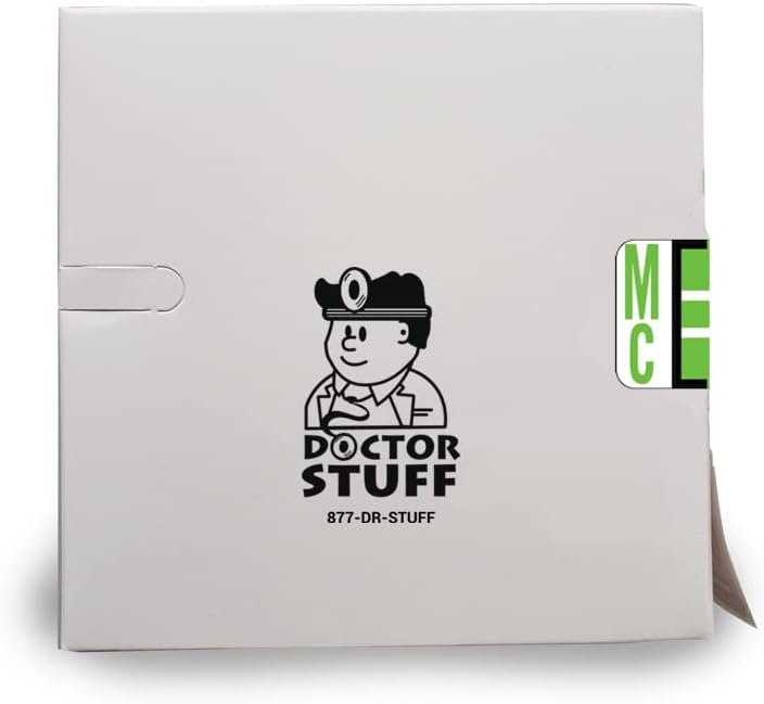 Doctor Stuff - File Folder Labels, Alphabet Letter Alternate Mc, Compatible with Smead BCCR/BCCS - TPAM Series Alpha Stickers Green, 1" x 1-1/4", 500/Roll