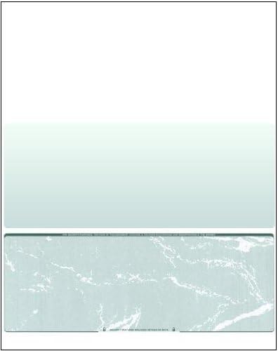 Compuchecks 2500 Blank Checks on Bottom Stock Paper - Compatible with QuickBooks and VersaCheck (Green Marble) - Print Easy, Secure Computer Laser Checks for Business, Payroll, or Personal Use