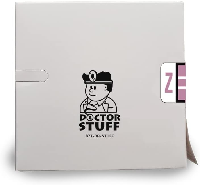 Doctor Stuff - File Folder Labels, Alphabet Letter Z, Compatible with Smead BCCR/BCCS - TPAM Series Alpha Stickers Lilac, 1" x 1-1/4", 500/Roll
