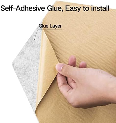 12 Pack Self-adhesive Acoustic Panels 12" X 10" X 0.4" - Sound Proof Foam Panels with High Density,Stylish Y-Lined Design, Flame Resistant, Absorb Noise and Eliminate Echoes(Silver Gray)