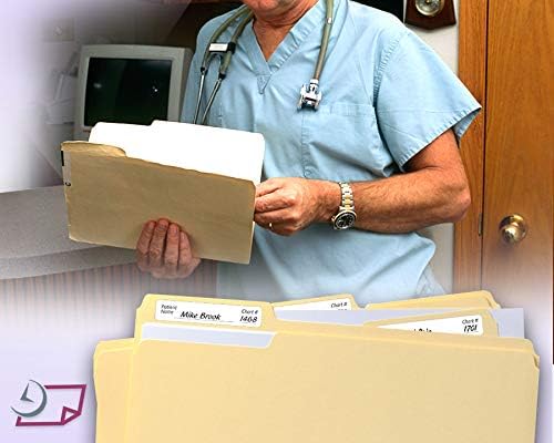 NextDayLabels - 3-7/16" x 2/3" Rectangular Sticker Labels for Printer - White Laser/Inkjet Printer Labels Return Address Labels Shipping Label Stickers (100 Sheets, 30 Per Sheet, 3000 Labels)