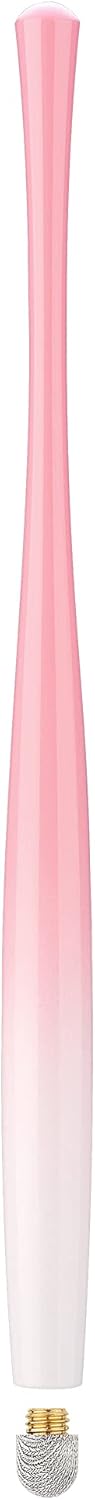 Slim Waist Stylus Pens for Touch Screens, Stylus for iPhone, iPad, Kindle Fire Including 8 Extra Replacement Fiber Tips (Colorful Pink, Purple, Blue, Yellow)