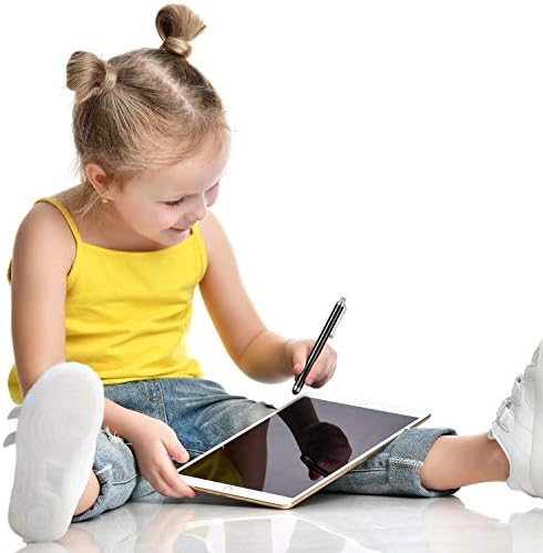 Outus 36 Pcs Stylus Pen for Universal Capacitive Touch Screens Devices, Stylus Pen Compatible with Tablet for Classroom Travel Olders Friendly(Black, Silver)