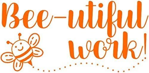 Custom Self-Inking Classroom & Library Book Stamps | 49 Be-utiful, Extra Wide Designs | Make Grading Easy, Fun & XtraGust, Xtra Wide