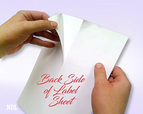 NextDayLabels - Full Page Labels 8.5 x 11 - White Shipping Labels - 8.5 x 11 Label Paper for Printer - Large Blank Matte Sticker Printer Paper - Laser/Inkjet Printer Labels (1 Per Sheet, 50 Labels)