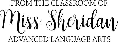 Custom Self-Inking Teacher Stamps | 49 Designs | Fun Phrases | Grading Made Easy | Classroom and Library Book Stamps (From The Classroom of Subject, Xtra Wide)