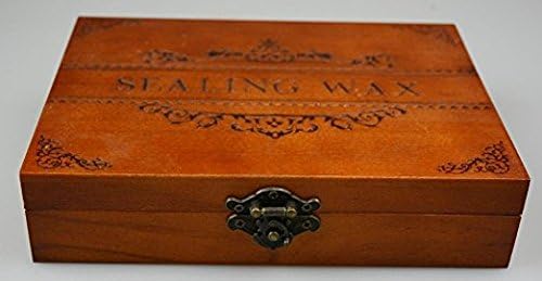 Customizable Personalized Custom Monogram Logo Picture Wax Seal Stamp Sealing Wax Sticks Spoon Wood Box Set Silver Metal Handle Invitations Package Seal Wax Seal Sealing Stamp Melting Spoon Set