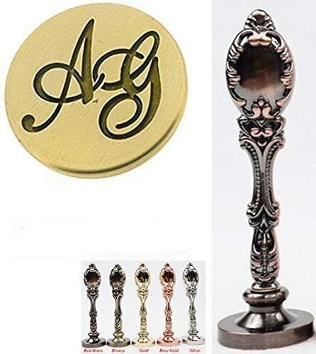 250 Designs Custom Name Date Text Monogram Logo Wax Seal Stamp Red Brass Metal Handle Set Wedding Invitations Christmas Card Gift Packing Present Package Seal Wax Sealing Stamp Kit