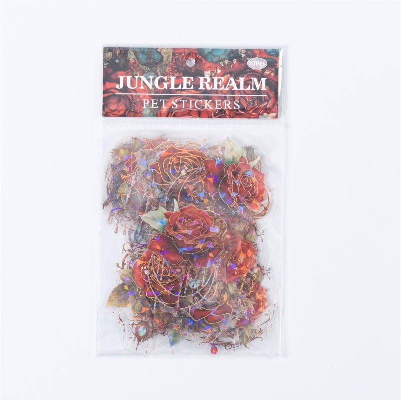 Alideco 120pcs Scrapbook Stickers Flowers and Plants Scrapbooking Junk Journal Crafts Embelishment Decoration Diary Stickers (conglinzhijing)