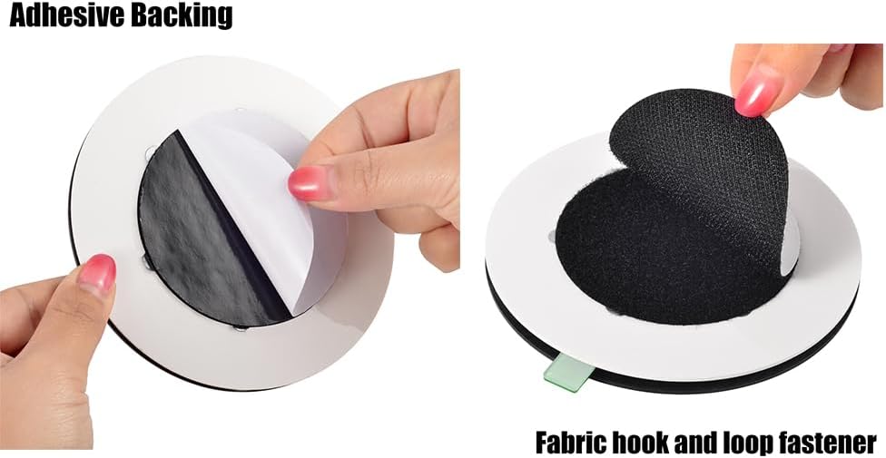 Kichwit 2 Pack Do Not Disturb Sign for Office Door, In a Meeting, Please Knock, Privacy Sign for Offices, 6 Inches, Black