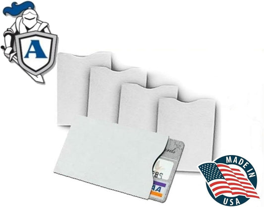 Semper Paratus Gear TYVEK Credit Card Protector RFID Blocking Sleeves | ArmorShield Your Identity | 100% MADE IN USA - Anti-theft for Travel wallet, pocket or purse. (5PAK)