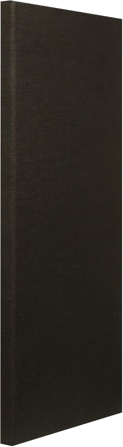 ATS Acoustics Sound Absorbing Noise Dampening Acoustic Panel Wall Treatment 24" x 48" x 2" Beveled Edge (Black)