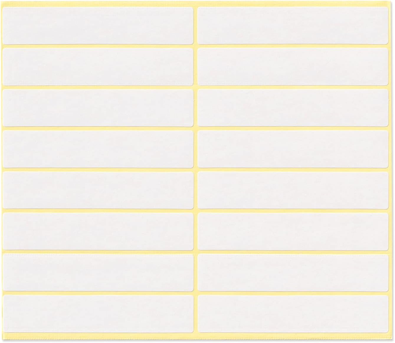 Self-Adhesive Writable Blank Paper Label Stickers - 17x85mm