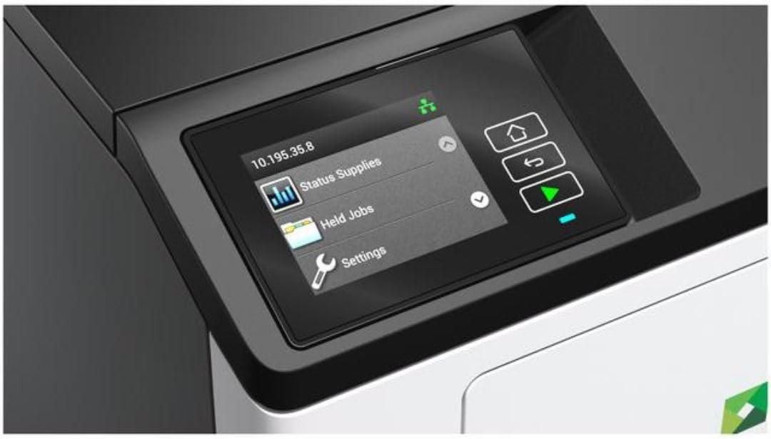 Lexmark MS531dw Monochrome Laser, Integrated Duplex (2-sided printing), Energy Star, Print Speed: Up to 46 ppm, Recommended Monthly Page Volume: 2000-15000 pages, 2.8 inch, Color touch screen(38S0300)