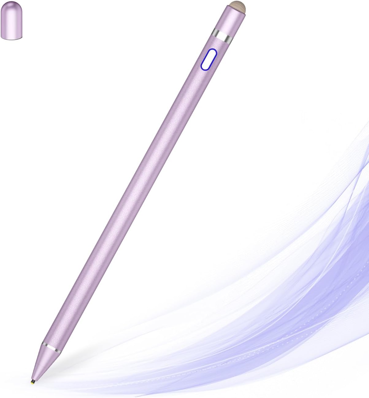 Active Stylus Pen for Touch Screens, Dual Pen Tips for i-OS & Android Drawing & Writing, High Precise Digital Pencil for A-pple i-Phone 16/15/14/13/12/11/X/8/7,i-Pad Air/Pro/Mini, Tablet/Sam-Sung