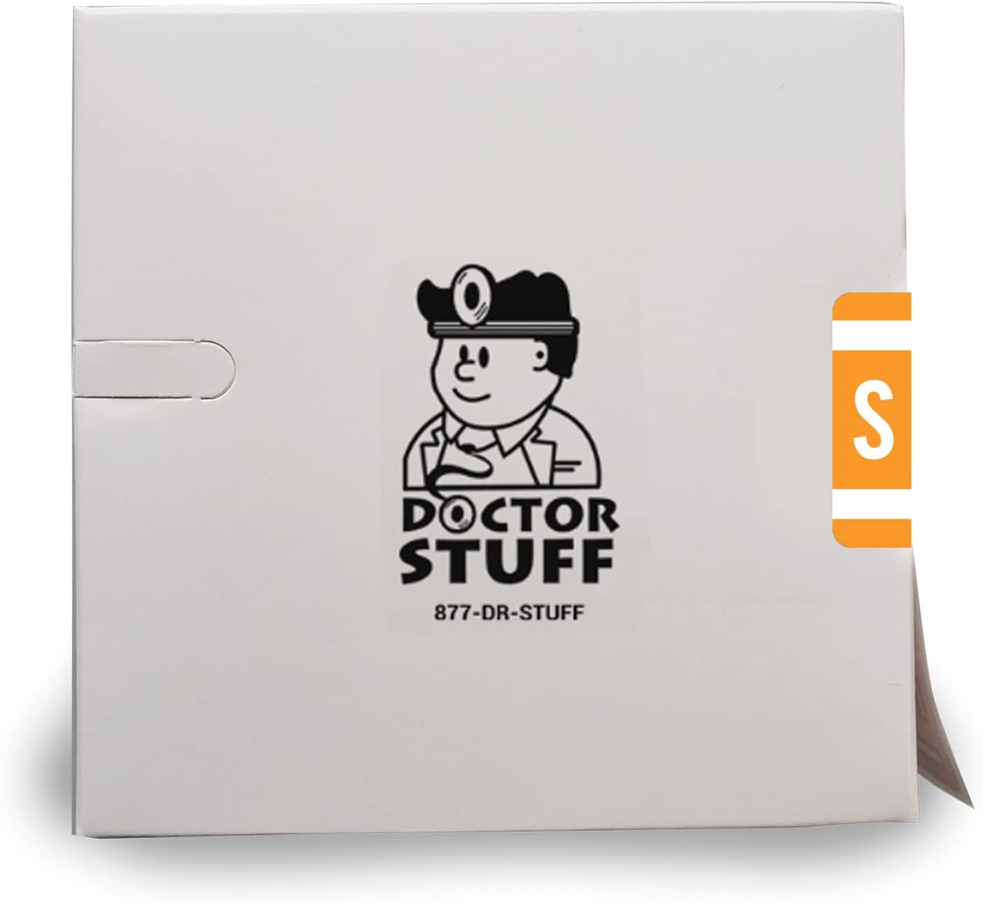 Doctor Stuff - File Folder Labels, Alphabet Letter S, Compatible with Smead Alpha Z Acc/ACCS - SMSM Series Alpha Stickers Orange, 1-5/8" x 1”, 250/Roll