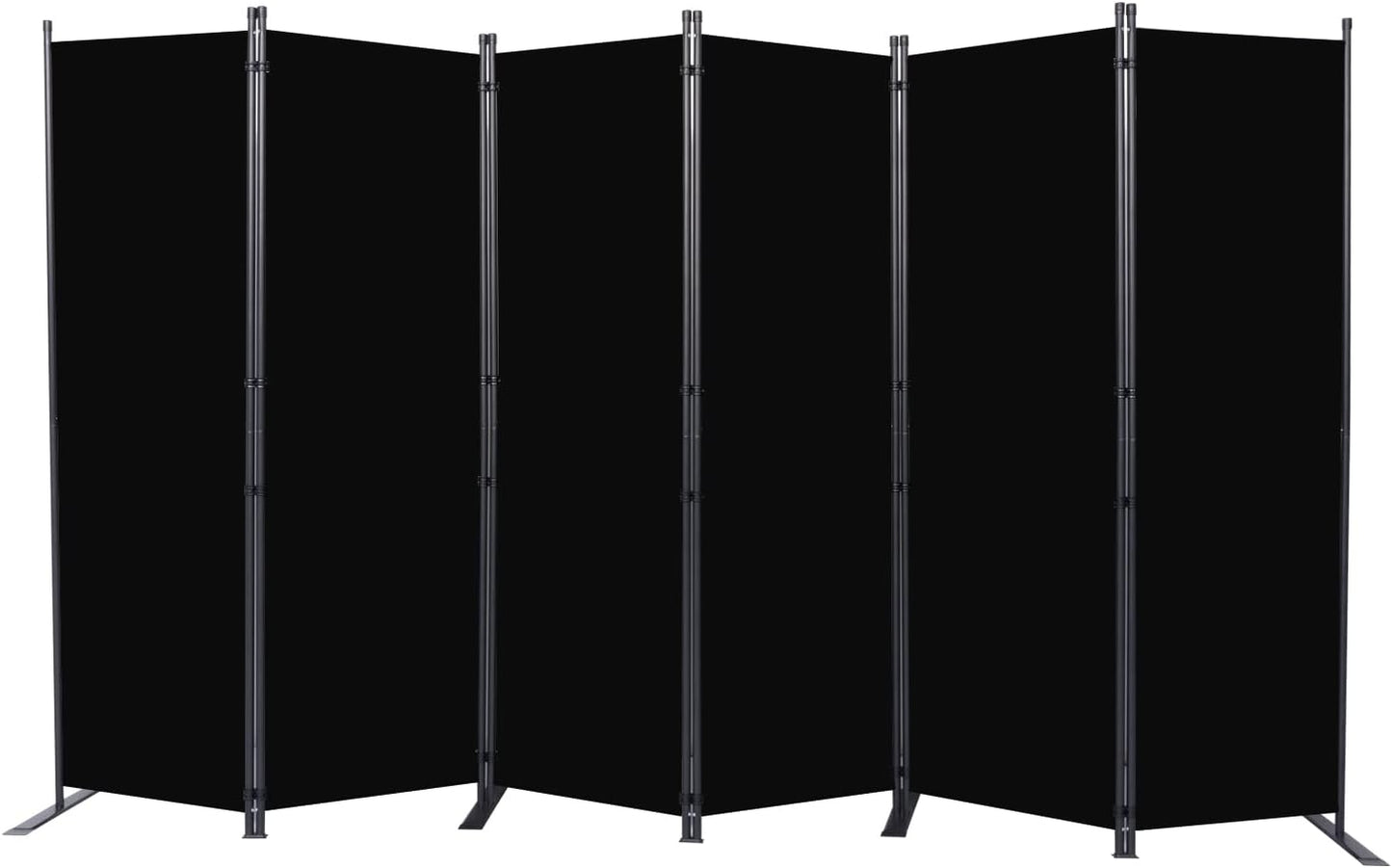 Room Divider 6FT Portable Room Dividers and Folding Privacy Screens, 132'' W Fabric Divider for Room Separation, 6 Panel Partition Room Dividers Freestanding Wall Divider Screen for Dorm Studio Office
