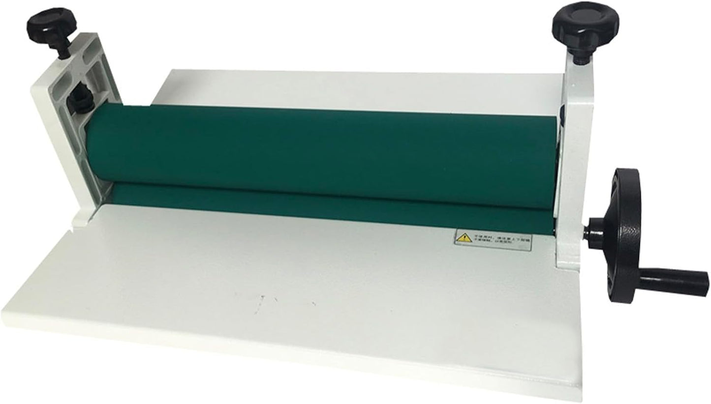 Manual Cold Roll Laminator, 13.4Inch Photo Film Cold Laminating Machine, Painting Cold Press Laminator Machine, 0.47in Thickness